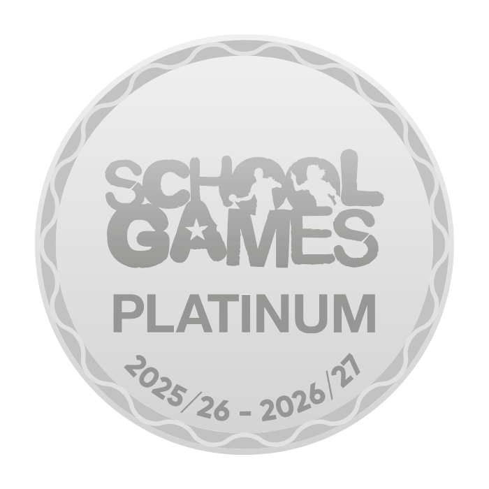 School Games Platinum award 2025/26 to 2026/27